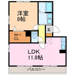 エクレール新栄の物件間取画像